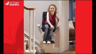 Stairlift Options from 1st Choice Stairlifts [upl. by Boles769]