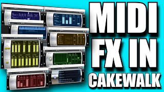 Midi FX in Cakewalk [upl. by Glass18]