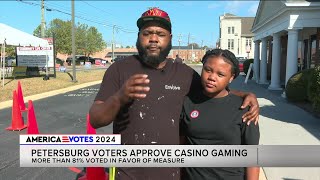 Petersburg voters approve casino proposal [upl. by Adali]