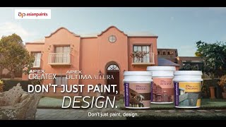 Unveiling Asian Paints Stunning Exterior Textures  Dont just paint design ​ Telugu  45s [upl. by Atinal]