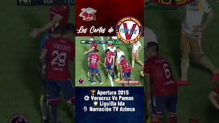 Veracruz Vs Pumas Apertura 2015 Liguilla Ida [upl. by Eilyah]