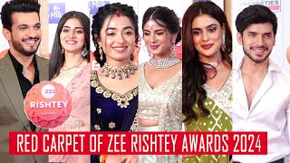 Zee Rishtey Awards 2024 Full Show  Zee TV Awards 2024 Red Carpet  Neeharika Roy Shabir Ahluwalia [upl. by Ogdan]