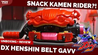 REVIEW DX Henshin Belt Kamen Rider Gavv Campaign Set  仮面ライダーガヴ 変身ベルト＆ガヴ コンプリートセットKAMEN RIDER GAVV [upl. by Wolenik]