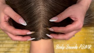 ASMR Upclose Scalp Sounds amp Hair Triggers  Hair Brushing Scratching Parting Attention Jade Comb [upl. by Gabriel]