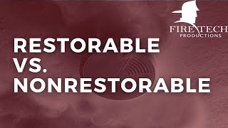 Restorable vs Nonrestorable Detectors [upl. by Isolt908]