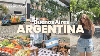 COST OF LIVING IN BUENOS AIRES ARGENTINA while living abroad as a foreigner in 2024 vlog [upl. by Ramsey15]