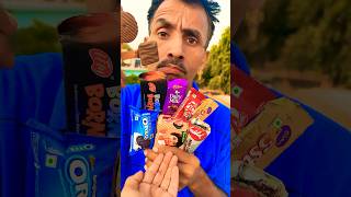 Oreo Dhoni biscuit 🤣aur Kitkat chocolate 🍫parlegtigerglucosemunch5050baroneappyshortsfeed [upl. by Sirtemed]