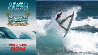 WEBCAST  Competition Day 9  2024 ISA World Surfing Games [upl. by Aira]