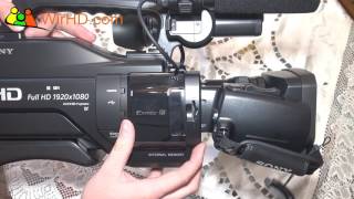 Sony HXR MC2500 Kamera Test Vergleich und Unboxing [upl. by Dnalra499]