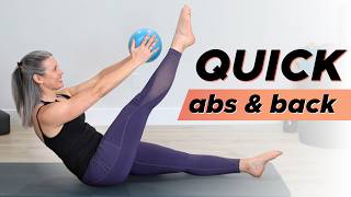 Abs amp Back Pilates with a Ball [upl. by Krawczyk]