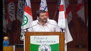 CONGRESSO FEDERALE LEGA NORD 2013  INTERVENTO INTEGRALE DI MATTEO SALVINI [upl. by Lledo]