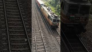 India Train Passing Arial View Front to End shorts youtubeshorts indianrailways [upl. by Owades]