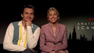 ANATOMY OF A SCANDAL Interview with Sienna Miller amp Rupert Friend [upl. by Akkeber]