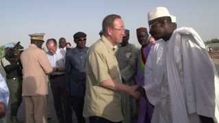 Jim Yong Kim and Ban Kimoon Visit Africas Sahel Region [upl. by Ballinger323]