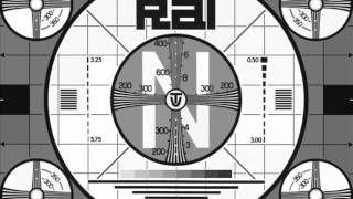 Monoscopio RAI Canale Nazionale anni 6070  Tono a 384 Hz 3 dB [upl. by Aruol488]