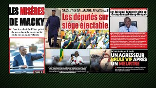 LES DEPUTES CORRIGENT LE REGLEMENTMACKY SALL DANS LA MISEREPORT WALLY LIMOGE 700 AGENTS ET [upl. by Yong]