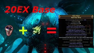 Path of Exile 317  Crafting Triple T1 Omniscience Amethyst Ring For Tornado Shot Build How Too [upl. by Eylsel697]