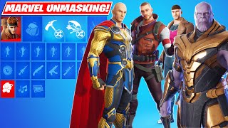 Unmasking Marvel Skins Fortnite [upl. by Hyde358]