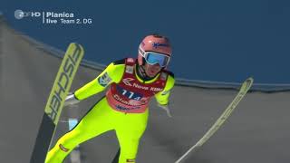 Skifliegen Planica 2017 Stefan Kraft 2510m OLD HILL RECORD [upl. by Maccarone233]