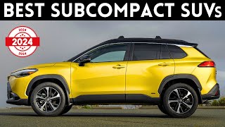 Top 5 Best Subcompact SUVs For 2024 Most Reliable Affordable and Efficient [upl. by Sabas]