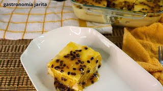 Postre de maracuyá o fruta de la pasión con yogur griego y galletas ducales [upl. by Willette]