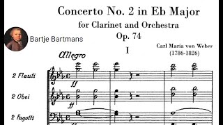 Carl Maria von Weber  Clarinet Concerto No 2 in E flat major Op 74 1811 [upl. by Fakieh]