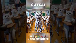 Black zombie cats were bullied by white cats😿What was the result of the bullying🙀🧟‍♂️🏫💉cat [upl. by Nawuj]