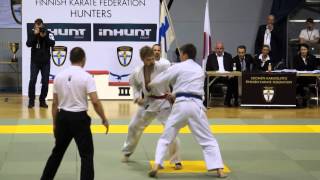 Hokutoryu jujutsu SM 2015 men 73kg final Kujanpää [upl. by Yodlem]