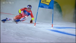 Marco Odermatt Schladming Sieg RTL 2024 ORF [upl. by Idnas765]