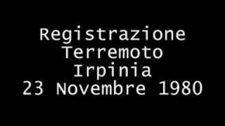 Audio Terremoto Irpinia 23 novembre 1980 [upl. by Olav]