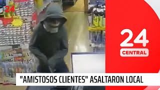 Eran vecinos “amistosos clientes” volvieron con otra ropa para asaltar  24 Horas TVN Chile [upl. by Kathye]