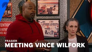 Frasier  Meeting Vince Wilfork S1 E7  Paramount [upl. by Efron]