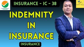 What is Indemnity in Insurance [upl. by Tebor]