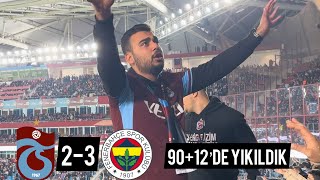 DEV DERBİYE TRABZONSPOR FENERBAHÇE MAÇINA STADYUMDAN TEPKİ [upl. by Alyose]