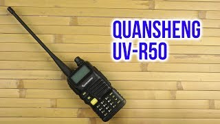 Распаковка Quansheng UVR50 [upl. by Smith]