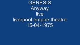 genesis Anyway live [upl. by Lagiba772]