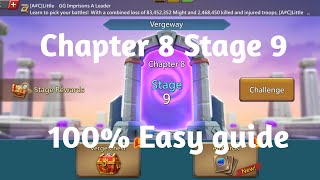 Lords mobile Vergeway chapter 8 stage 9 easiest guide [upl. by Clareta]