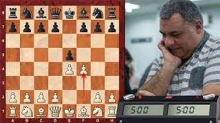 Kings Gambit Accepted Abbazia defense modern  LIVE Blitz Speed Chess 1362 vs Rziat GM 2257 [upl. by Carolynn]