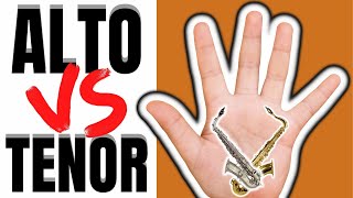 5 BIG Differences Do You Know Them  Alto vs Tenor Sax [upl. by Zeiler]