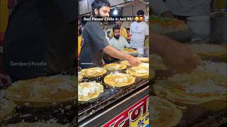 Desi paneer Chilla in just 99😋🥵 chilla paneerchilla recipe recipeoftheday food desistreet [upl. by Dviad187]