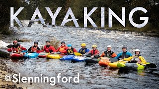 Kayaking with Knottingley Canoe Club at Slenningford Watermill 2022 [upl. by Yelnik11]