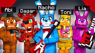 Creé Mi Propia PIZZERIA de Five NIGHTS at FREDDYS en Minecraft [upl. by Claudina]