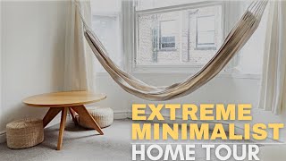 EXTREME MINIMALIST HOME TOUR feat EVERYTHING I OWN [upl. by Nikita]