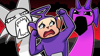 ESCAPE FROM HUNGRY SPRUNKI  Tinky Winky Plays Roblox Sprunki Obby [upl. by Hpeseoj415]