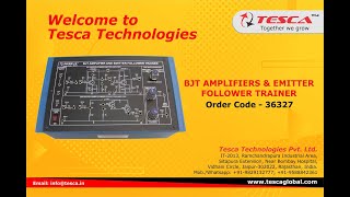 BJT  Common Emitter Amplifier  Emitter Follower Configuration  Tesca 36327 [upl. by Akimal]