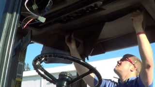 JD 50 HEADLINER INSTALLATION VIDEO FEHR CAB INTERIORS [upl. by Alfreda]