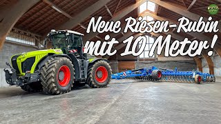 Let’s Drive Xerion  neue Lemken Rubin 101000 🤯 Agritechnica Neuheit  7810 Diaries in 4K [upl. by Ddarb]