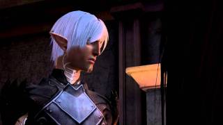 Dragon Age 2 Fenris Romance Kiss friendship [upl. by Carothers]