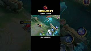 Tutorial Cyclops Mobile Legends  Combos básicos mobilelegends [upl. by Rim]