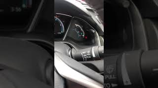 Honda Civic 10th generation immobiliser fault after flat battery Please subscribe thanks 🙏 [upl. by Tallulah]